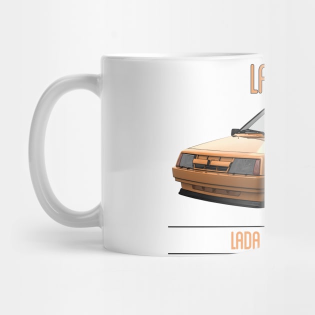 Lada 2108 Turbo Orange by PjesusArt